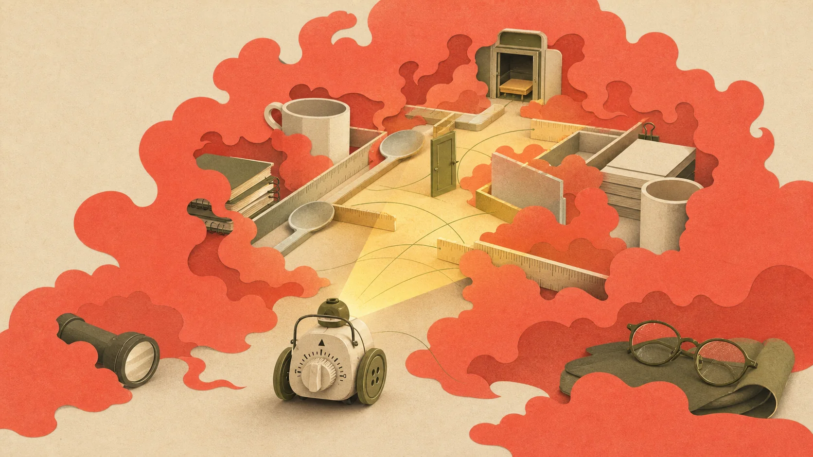 See Through Smoke — 场景示意:这论文要解决的现实问题