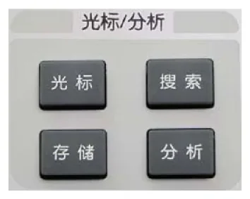 光标/分析键区