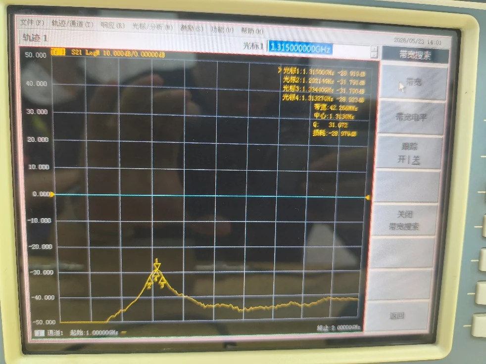 谐振器自动带宽搜索