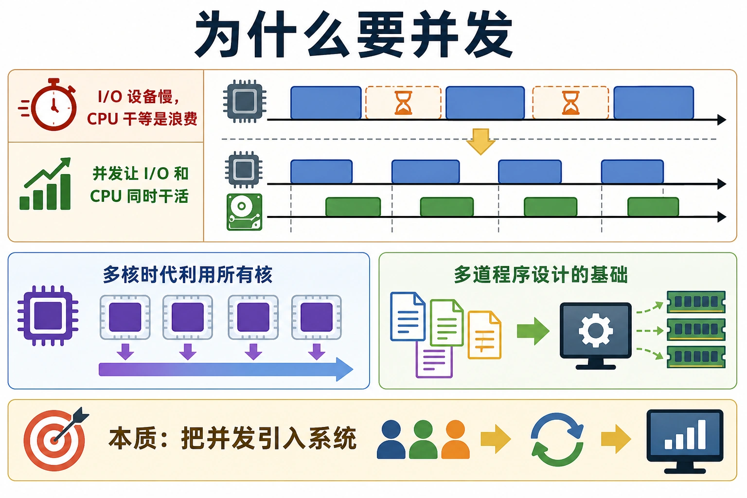 知识点插图：为什么要并发？（第 28-29 页）
