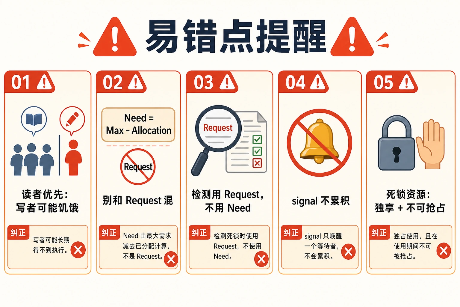 知识点插图：易错点提醒